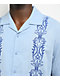 Empyre Lenny Embroidered Bue Button Up Shirt - Thumbnail image 3 of 3