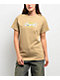 Empyre Leopard Logo Tan T-Shirt - Thumbnail image 1 of 2
