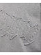 Empyre Lia Off Shoulder Applique Grey Crewneck Sweatshirt - Thumbnail image 4 of 5