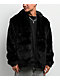 Empyre Liger Black Faux Fur Zip Hoodie - Thumbnail image 1 of 6