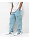 Empyre Light Blue Corduroy Cargo Skate Pants - Thumbnail image 3 of 5