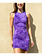 Empyre Lisbet Butterfly Purple Tie Dye Cut Out Dress - Thumbnail image 1 of 5