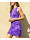 Empyre Lisbet Butterfly Purple Tie Dye Cut Out Dress - Thumbnail image 3 of 5