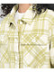 Empyre Lita Green Crop Flannel Shirt - Thumbnail image 4 of 4