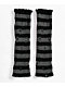 Empyre Locklan Black & Grey Stripes Arm Warmers - Thumbnail image 2 of 2