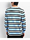 Empyre Logan Stripe Blue Long Sleeve T-Shirt - Thumbnail image 2 of 4