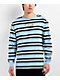 Empyre Logan Stripe Blue Long Sleeve T-Shirt - Thumbnail image 1 of 4