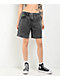 Empyre Loiter Obscure Grey Wash Straight Leg Denim Shorts - Thumbnail image 1 of 5