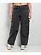 Empyre Loiter Slouchy Black Wash Cargo Denim Jeans - Thumbnail image 6 of 7