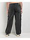 Empyre Loiter Slouchy Black Wash Cargo Denim Jeans - Thumbnail image 7 of 7