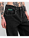 Empyre Loiter Slouchy Black Wash Straight Leg Denim Jeans - Thumbnail image 4 of 5