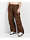 Empyre Lola Brown Parachute Pants - Thumbnail image 1 of 6