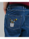 Empyre Loose Fit Alley Cat Blue Denim Skate Jeans - Thumbnail image 3 of 6