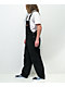 Empyre Loose Fit Black Corduroy Overalls