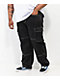 Empyre Loose Fit Black Denim Cargo Skate Jeans - Thumbnail image 3 of 7