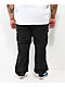 Empyre Loose Fit Black Denim Cargo Skate Jeans - Thumbnail image 4 of 7