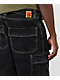 Empyre Loose Fit Black Denim Cargo Skate Jeans - Thumbnail image 5 of 7