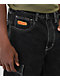 Empyre Loose Fit Black Denim Cargo Skate Jeans - Thumbnail image 6 of 7