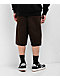 Empyre Loose Fit Brown Denim Skate Shorts - Thumbnail image 2 of 6