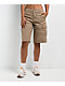 Empyre Loose Fit Dillon Khaki Cargo Shorts - Thumbnail image 1 of 4