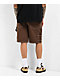 Empyre Loose Fit Double Knee Brown Shorts - Thumbnail image 3 of 7