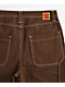 Empyre Loose Fit Double Knee Brown Shorts - Thumbnail image 7 of 7