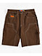 Empyre Loose Fit Double Knee Brown Shorts - Thumbnail image 4 of 7
