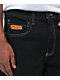 Empyre Loose Fit Embroidered Black Denim Skate Pants