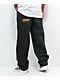 Empyre Loose Fit Embroidered Black Denim Skate Pants - Thumbnail image 1 of 7