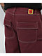 Empyre Loose Fit Maroon Carpenter Skate Jeans - Thumbnail image 5 of 5