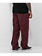 Empyre Loose Fit Maroon Carpenter Skate Jeans - Thumbnail image 2 of 5