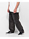 Empyre Loose Fit Sk8 Black Acid Wash Corduroy Skate Pants - Thumbnail image 3 of 6