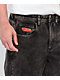 Empyre Loose Fit Sk8 Black Acid Wash Corduroy Skate Pants - Thumbnail image 4 of 6