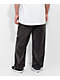 Empyre Loose Fit Sk8 Black Acid Wash Corduroy Skate Pants - Thumbnail image 2 of 6