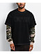 Empyre Loose Screw Black & Camo 2fer Long Sleeve T-Shirt - Thumbnail image 1 of 5
