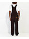 Empyre Loose Sk8 Brown Java Corduroy Overalls - Thumbnail image 2 of 5