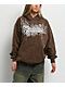 Empyre Love Kills Brown Wash Leopard Hoodie - Thumbnail image 1 of 4