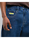Empyre Manual Dark Blue Wash Ultra Loose Skate Jeans - Thumbnail image 3 of 5