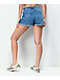 Empyre Melanie Exposed Button Jean Shorts