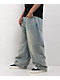 Empyre Ollie Light Blue Wash Ultra Wide Skate Jeans - Thumbnail image 3 of 5