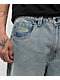 Empyre Ollie Light Blue Wash Ultra Wide Skate Jeans - Thumbnail image 5 of 5