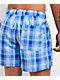 Empyre Ollie Plaid Blue Board Shorts - Thumbnail image 4 of 4
