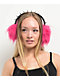 Empyre Oshun Hot Pink & Black Earmuffs - Thumbnail image 1 of 3
