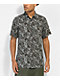 Empyre Overgrown Short Sleeve Black Button Up Shirt