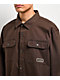 Empyre Overshirt Chocolate Long Sleeve Work Shirt - Thumbnail image 3 of 4