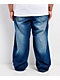 Empyre Pallor Blue Ultra Wide Skate Jeans - Thumbnail image 4 of 8