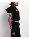 Empyre Pink Riot Black Crop Zip Hoodie - Thumbnail image 6 of 10