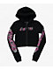 Empyre Pink Riot Black Crop Zip Hoodie - Thumbnail image 9 of 10