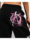 Empyre Pink Riot Black Wide Leg Sweatpants - Thumbnail image 7 of 9