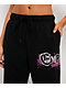 Empyre Pink Riot Black Wide Leg Sweatpants - Thumbnail image 8 of 9